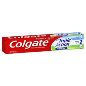 Colgate Triple Action Cavity Protection Fluoride Original Mint Toothpaste 110g
