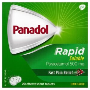 Panadol Rapid Soluble Paracetamol Pain Relief Tablets 500mg 20